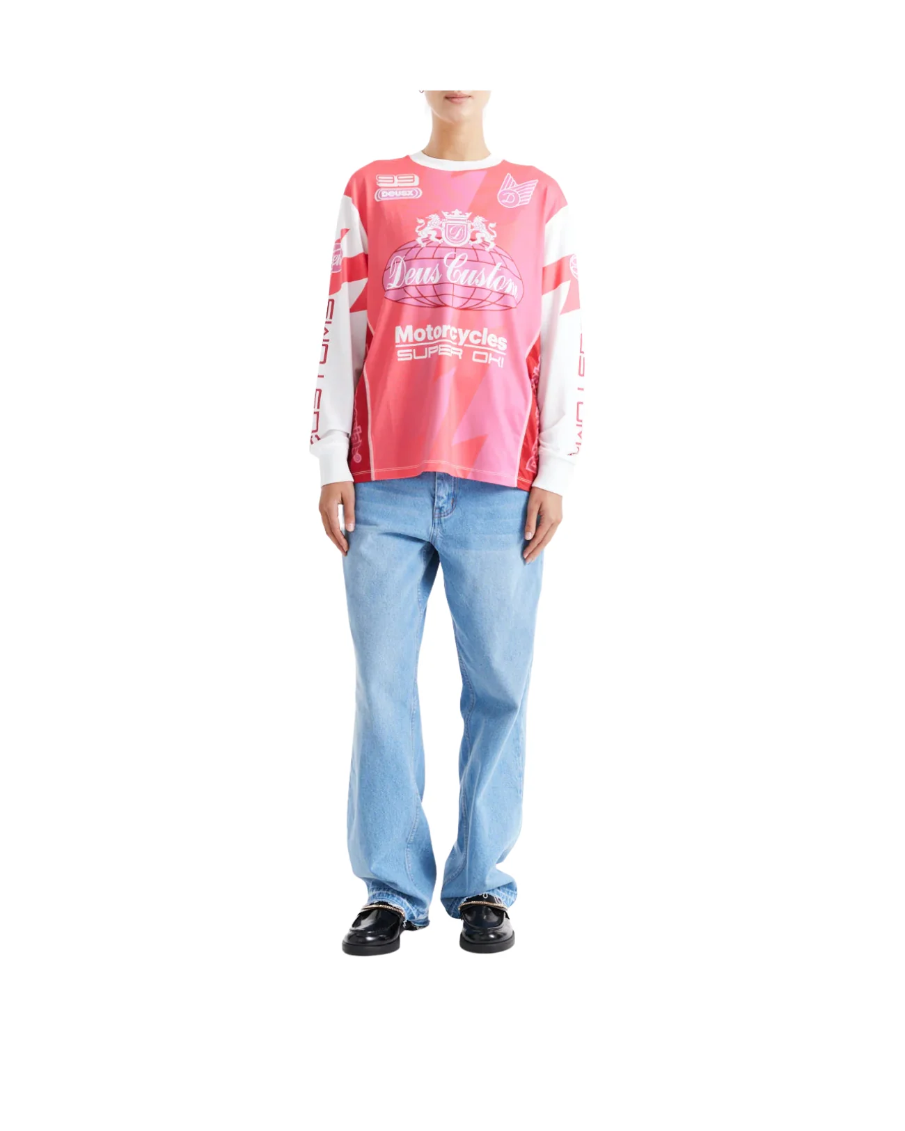 DEUS EX MACHINA THUNDER LS MOTO TOP - CHERRY - Image 3