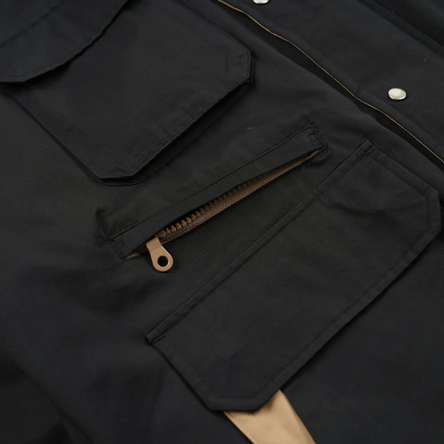 FRIZM WORKS WADING HOODED PARKA - BLACK - Image 6