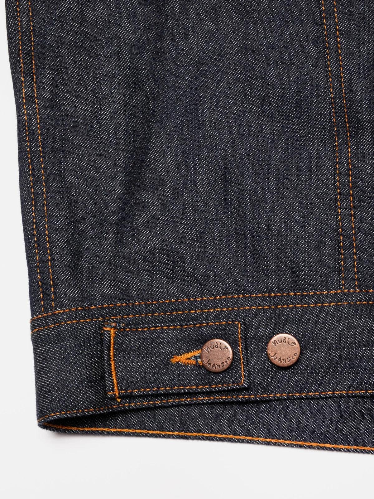 NUDIE JEANS CONNY DENIM JACKET DRY STREAKY - MID BLUE - Image 6