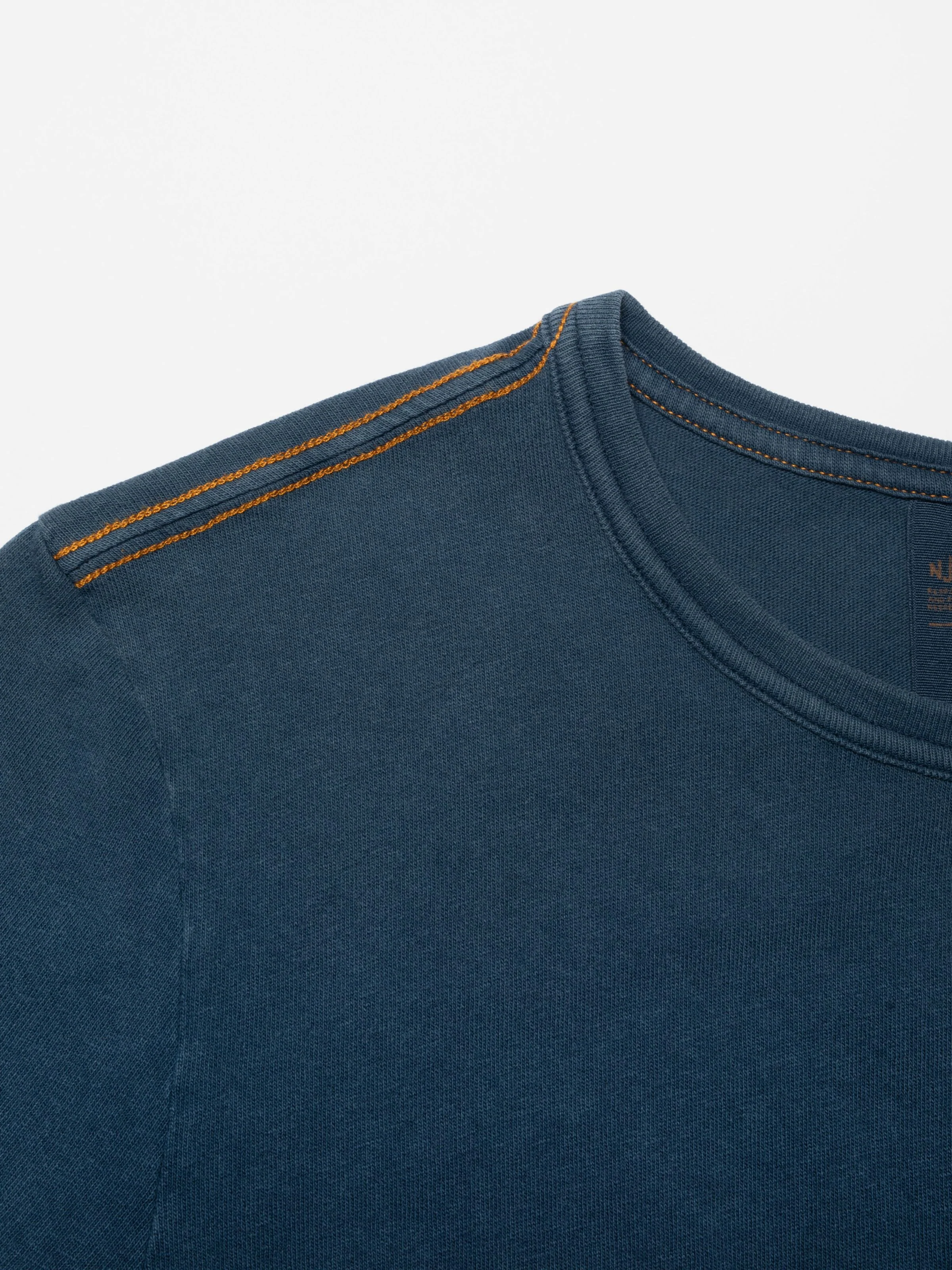 NUDIE JEANS RICKY POCKET T-SHIRT WASHED - BLUE - Image 5