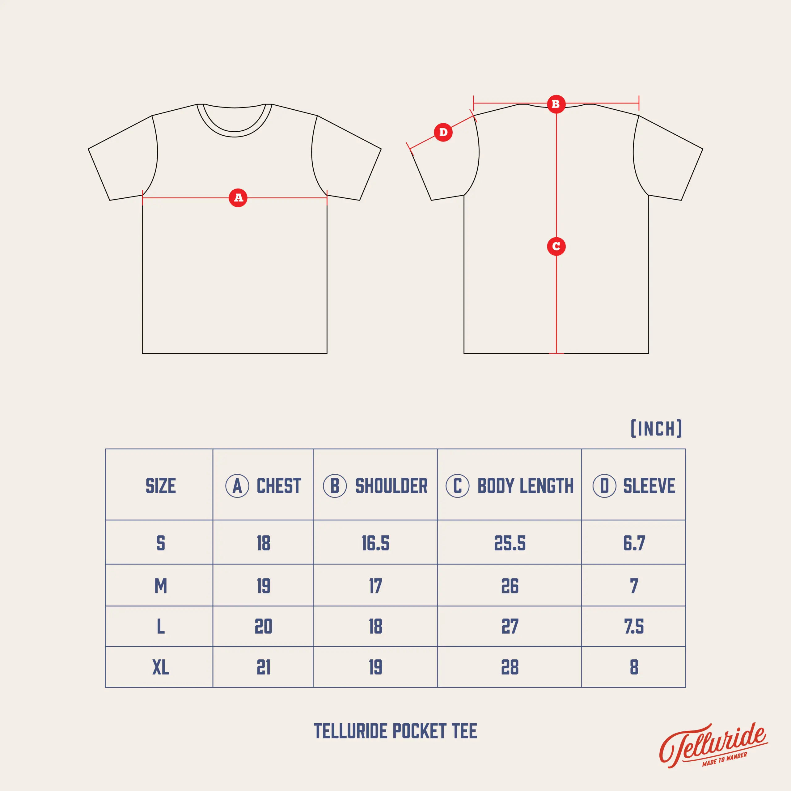 TELLURIDE POCKET T-SHIRT - OFF WHITE - Image 4